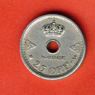 Norwegen 25 Öre 1950