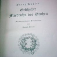 Geschichte Friedrichs des Großen" von Franz Kugler