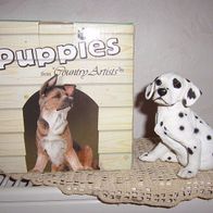 Country Artists Tierfiguren Hunde Dalmatiner Welpe Puppy, NEU ! in OVP