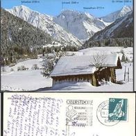 AK OBERSTDORF Kurort 14.2.1977 Winter