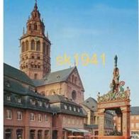 AK 65 Mainz Rhein Dom Cathedral Marktbrunnen 1978