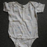 Body, weiß mit Hasenmotiv, Gr. ca. 74/80 (T#)