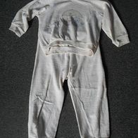 Schlafanzug, cremefarbig, Gr. ca. 104 (T#)