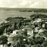 23714 Malente-Gremsmühlen - Krummsee Klinik Hängebarghorst Luftbild 1962