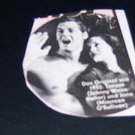 Johnny Weissmuller Maureen O´ Sullivan TARZAN Bericht Clippings Sammlung #1557