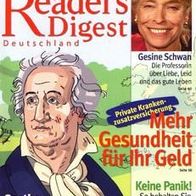 Reader’s Digest Heft März 2007, Gesine Schwan etc.