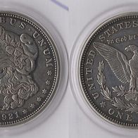 America (United States) USA 1 Dollar 1921 D -vz + + / Unc./ Stgl.- in Kapsel* Silber
