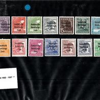 Mi. 182 - 197 * * Allgemeine Ausgabe
