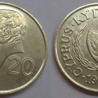Zypern 20 Cent 1993 ## Li6