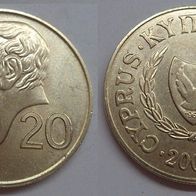 Zypern 20 Cent 2001 ## B2
