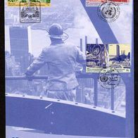 Vereinte Nationen (UNO) - Trio-Ersttagsbrief FDC vom 07. Juli 2000 o <