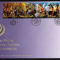 Vereinte Nationen (UNO) - Trio-Ersttagsbrief FDC vom 14. Oktober 2004 o <