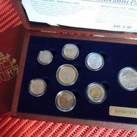 Vatikan 1997 Kursmünzsatz mit 1000 Lire Silber * *