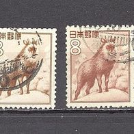 Japan, 1952, 4 Briefm., gest