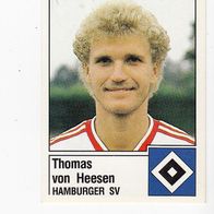 Panini Fussball 1987 Thomas von Heesen Hamburger SV Bild Nr 133