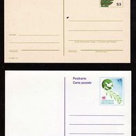 Vereinte Nationen (UNO) Wien - Ganzsachen - Postkarten - Mi. Nr. 1 und 2 * * <
