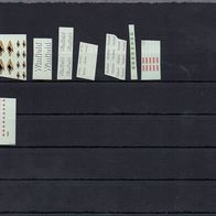 Decals Williams F1 1:43 Tabakwerbung, Winfield, Castrol, Mitsubishi