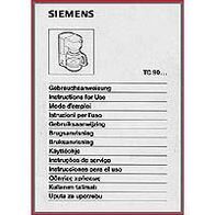 Siemens - Gebrauchsanweisung für Kaffee-Automat TC 90... - Original