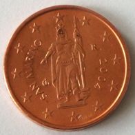 2 Cent San Marino 2004 Euro Kursmünze unzirkuliert / unc