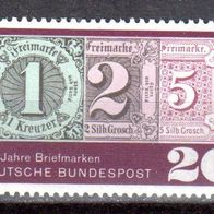 Bund 1965 Mi. 482 * * 125 Jahre Briefmarken Postfrisch (br1653)