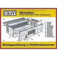 Mepa - Montageanleitung für Stahleinbauwannenbox - Original
