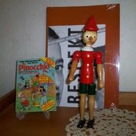 Pinocchio + aus Holz + 2 x + Speicherfund +