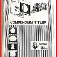 Hama Compendium - Titler für Schmalfilmer