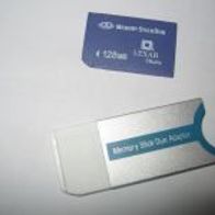 Memory Stick DUO 128 MB Sony Ericson inkl. Adapter