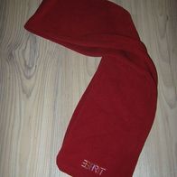 Neuwertiger Fleece - Schal ESPRIT top rot ca. 130 cm x 16 cm (0917)