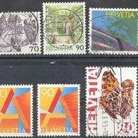 Briefmarken Schweiz 1973 - 1996 Sonderausgaben 9 Freim.-Ausgabe Lot 5