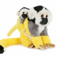 Kuscheltier Totenkopfäffchen 17 Cm – Weiches Plüschtier, CE-zertifiziert & Kuschelweich