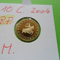 Monaco 2004 10 Euro-Cent PP
