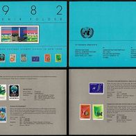 Vereinte Nationen (UNO) New York - Jahressammelmappe 1982 postfrisch * * <