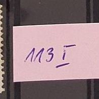 Saargebiet Michel Nummer 113 gestempelt - Plattenfehler I