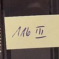 Saargebiet Michel Nummer 116 gestempelt - Plattenfehler III