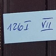 Saargebiet Michel Nummer 126I gestempelt - Plattenfehler VII - kurze Zähne%%