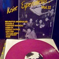 Keine Experimente ! Vol.2 Deutschpunk Sampler (EA80 ua) col. vinyl Lp - mint !