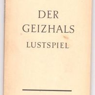 Reclam Taschenbuch " Der Geizhals" Lustspiel