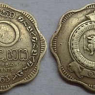 Sri Lanka 10 Cents 1963 ## C