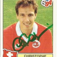 Christophe Bonvin - Panini USA 94 - Schweiz