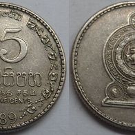Sri Lanka 25 Cent 1989 ## Li9