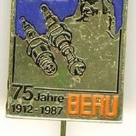 75 Jahre Beru Zündkerze Abzeichen Anstecknadel Pin :