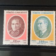 Türkei MiNr. 23076-3077 Atatürk kpl. postfrisch M€ 6,00 #D54f