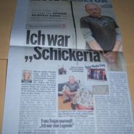 Franz Trojan - Spider Murphy Gang Full Page Article 2 x Clippings Bericht #68