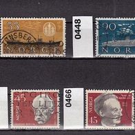 Norwegen Mi. Nr. 433 + 447 + 448 + 450 + 451 + 460 + 466 + 471 o <
