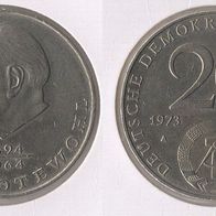 DDR 20 Mark 1973 -A- "Otto Grotewohl" vorzüglich * * Maximal 2.534.724 Ex