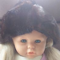 Nerz Pelzmütze Pelzkappe, Kopfumfang 54cm