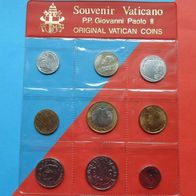 Vatikan 1975 Hl.J. * 1991 * 2001 Kursmünzen 5 Lire - 1000 Lire