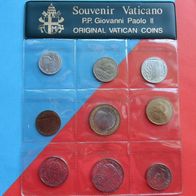Vatikan 1975 Hl.J. * 1999 * 2001 Kursmünzen 5 Lire - 1000 Lire