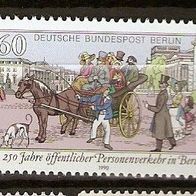 Berlin Mi. 861 * * 60 Personenverkehr Pferdekutsche 1990 postfrisch